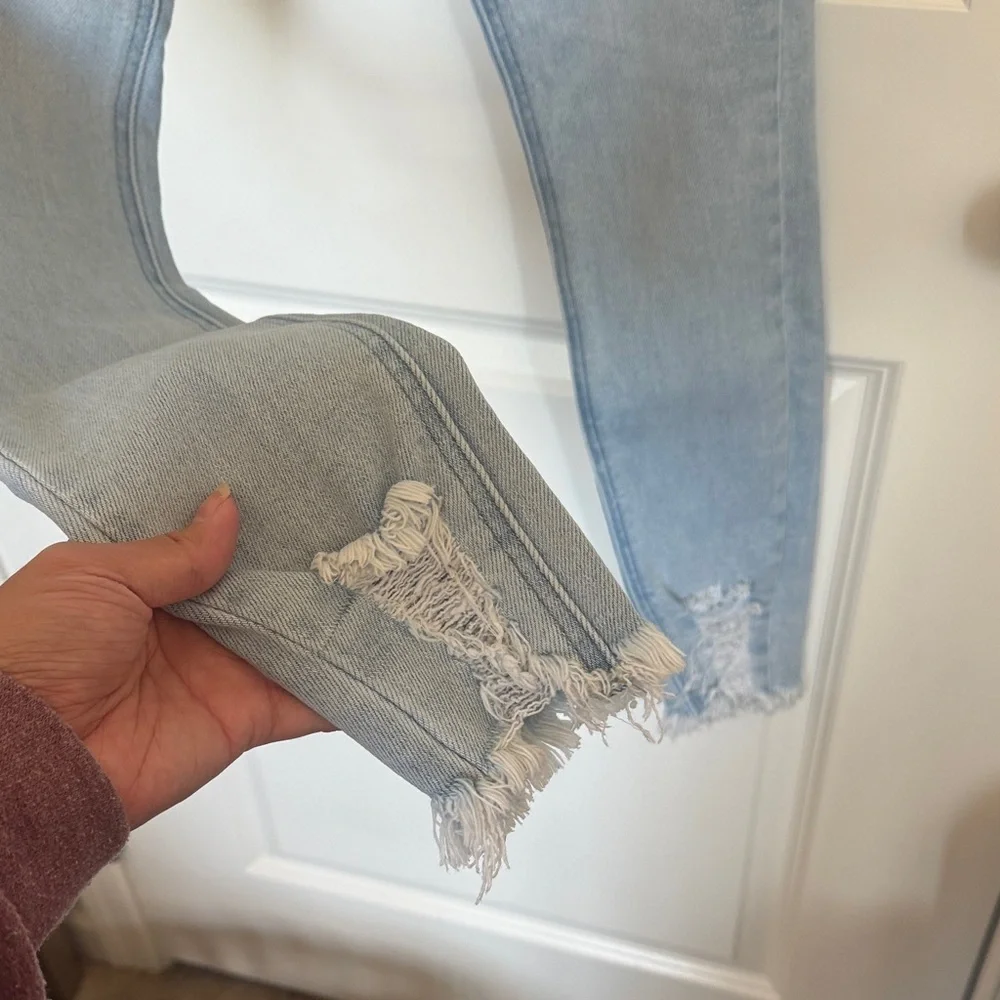 BAMBOO Light Blue High Rise Women's Jeans